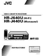 JVC HR-J440U Instructions Manual preview