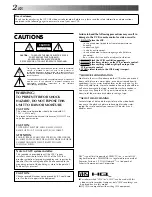 Preview for 2 page of JVC HR-J443U Instructions Manual