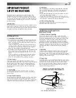 Preview for 3 page of JVC HR-J443U Instructions Manual