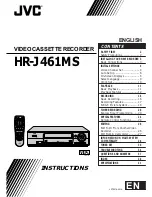 Preview for 1 page of JVC HR-J461MS Instructions Manual