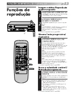 Preview for 13 page of JVC HR-J474M (Portuguese) Instructions Manual