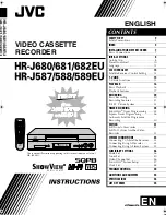 JVC HR-J587EU Instructions Manual preview