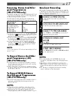 Preview for 17 page of JVC HR-J647MS Instructions Manual