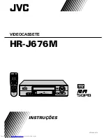 JVC HR-J676M (Portuguese) Instructions Manual preview