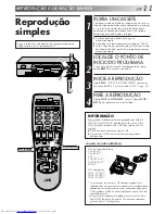 Предварительный просмотр 11 страницы JVC HR-J676M (Portuguese) Instructions Manual