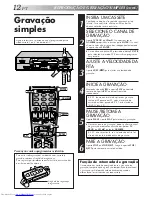 Предварительный просмотр 12 страницы JVC HR-J676M (Portuguese) Instructions Manual