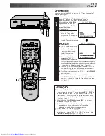 Предварительный просмотр 21 страницы JVC HR-J676M (Portuguese) Instructions Manual