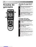 Предварительный просмотр 24 страницы JVC HR-J676M (Portuguese) Instructions Manual