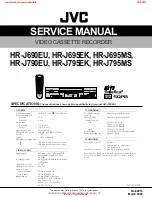 JVC HR-J690EU Service Manual preview