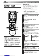 Preview for 44 page of JVC HR-J712EU Instructions Manual