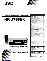 JVC HR-J755EK Instructions Manual preview