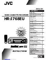 JVC HR-J768EU Instructions Manual preview