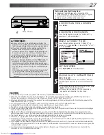 Предварительный просмотр 27 страницы JVC HR-J770EK Instructions Manual