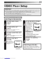 Предварительный просмотр 39 страницы JVC HR-J770EK Instructions Manual