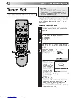 Предварительный просмотр 42 страницы JVC HR-J770EK Instructions Manual