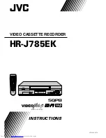 Preview for 1 page of JVC HR-J785EK Instructions Manual