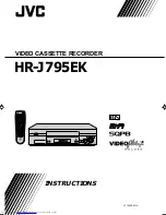 Preview for 1 page of JVC HR-J795EK Instructions Manual