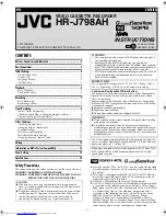 JVC HR-J798AH Instructions Manual preview