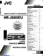 Preview for 1 page of JVC HR-J880EU Instructions Manual