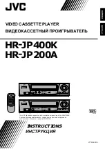 Preview for 1 page of JVC HR-JP200A Instructions Manual