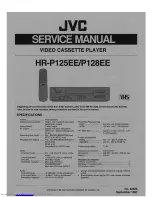 JVC HR-P125EE Service Manual preview