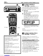 Preview for 24 page of JVC HR-S29U Instructions Manual