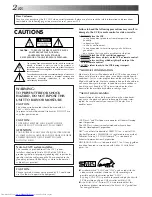 Preview for 2 page of JVC HR-S3500U Instructions Manual