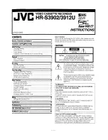 JVC HR-S3902 Instructions Manual preview