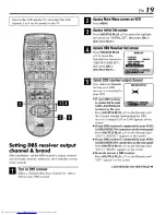 Preview for 19 page of JVC HR-S391OU Instructions Manual