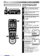 Preview for 20 page of JVC HR-S4500U Instructions Manual