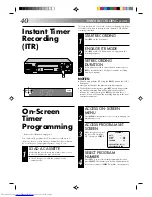 Preview for 40 page of JVC HR-S5300U Instructions Manual