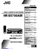 JVC HR-S5700AM Instructions Manual preview