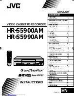 JVC HR-S5900AM Instructions Manual preview