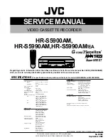 Preview for 1 page of JVC HR-S5900AM Service Manual