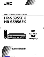 Preview for 1 page of JVC HR-S5955EK Instructions Manual