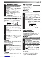 Preview for 15 page of JVC HR-S7500E (German) Bedienungsanleitung