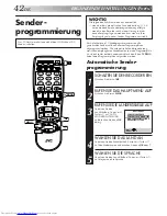 Preview for 42 page of JVC HR-S7500E (German) Bedienungsanleitung