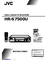 JVC HR-S7500EK Instructions Manual предпросмотр