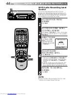 Preview for 44 page of JVC HR-S7500EK Instructions Manual