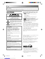 Предварительный просмотр 2 страницы JVC HR-S7600AM Instructions Manual