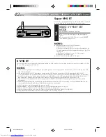 Предварительный просмотр 42 страницы JVC HR-S7600AM Instructions Manual