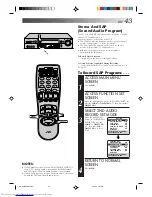 Предварительный просмотр 43 страницы JVC HR-S7600AM Instructions Manual