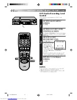 Предварительный просмотр 44 страницы JVC HR-S7600AM Instructions Manual