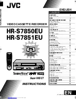 JVC HR-S7850EU Instructions Manual preview