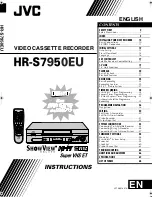 JVC HR - S7950EU Instructions Manual preview