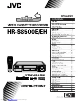 JVC HR-S8500E Instructions Manual preview