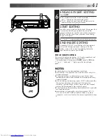 Preview for 41 page of JVC HR-S8500E Instructions Manual