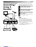 Preview for 47 page of JVC HR-S8500E Instructions Manual