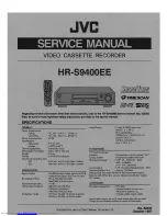 JVC HR-S9400EE Service Manual preview