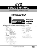 Предварительный просмотр 1 страницы JVC HR-S9850EK Service Manual